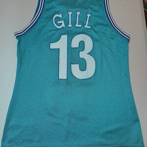 Champion Kendall Gill Charlotte Hornets NBA Basketball Jersey Adult Medium 40